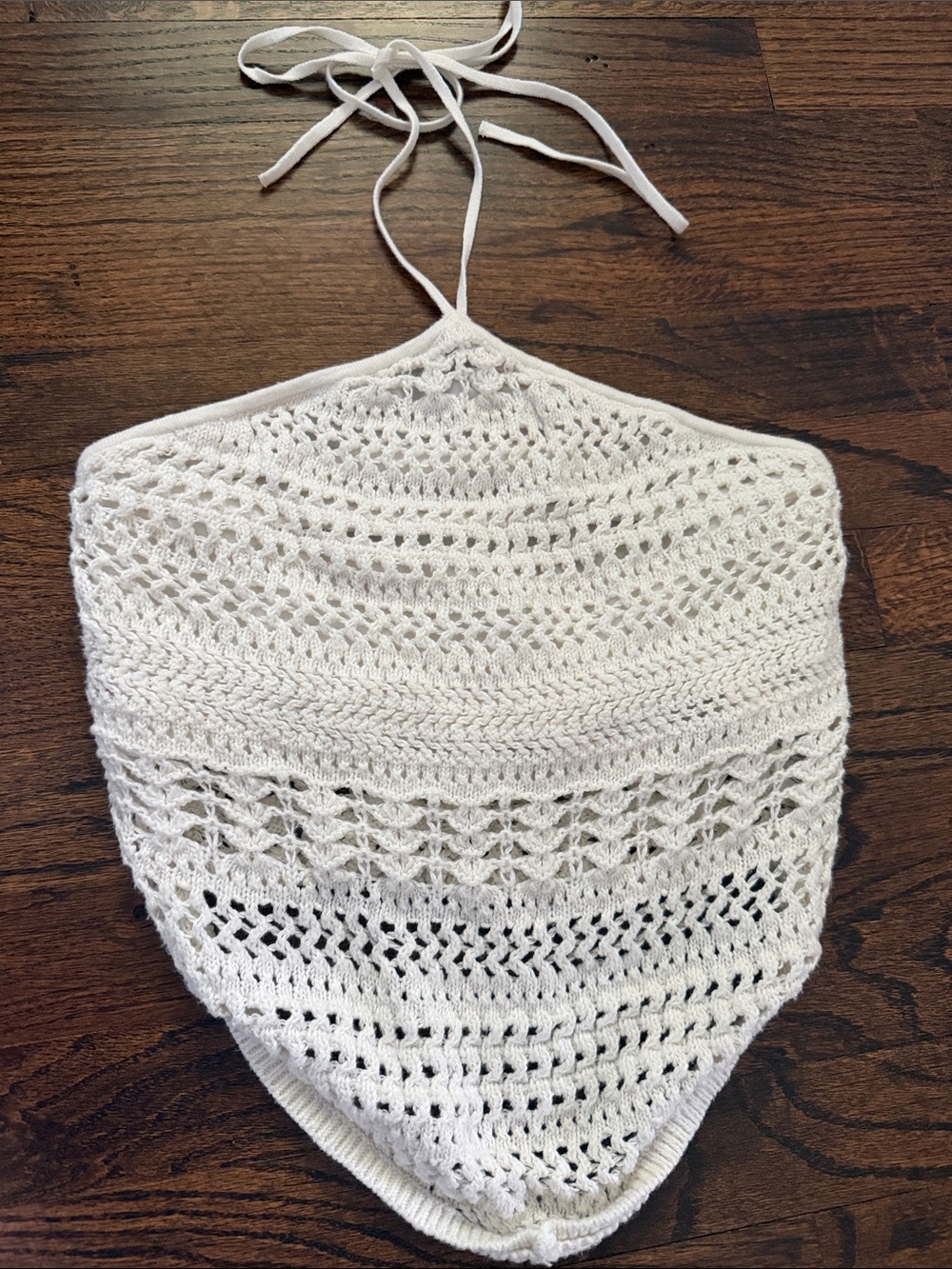 Abercrombie & Fitch White Crewneck Top